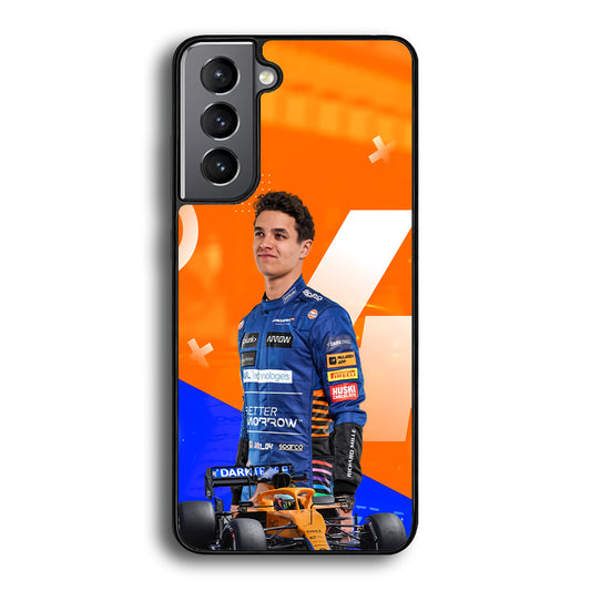 Lando Norris Formula1 Samsung Galaxy S21 Plus Case - Carneyforia