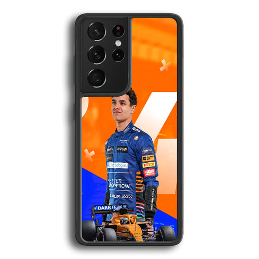 Lando Norris Formula1 Samsung Galaxy S21 Ultra Case - Carneyforia