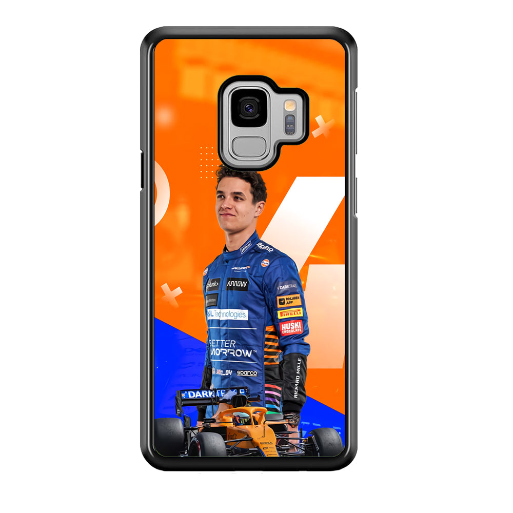 Lando Norris Formula1 Samsung Galaxy S9 Case