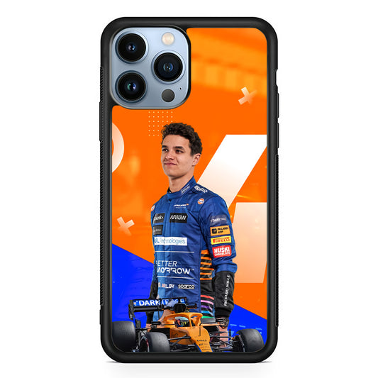 Lando Norris Formula1 iPhone 13 Pro Max Case