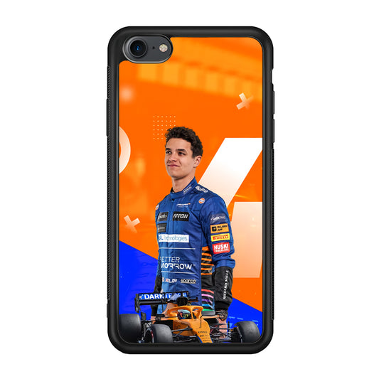 Lando Norris Formula1 iPhone 8 Case