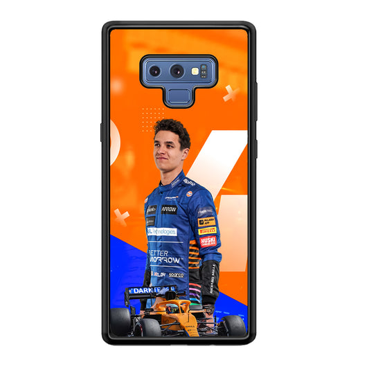 Lando Norris Formula1 Samsung Galaxy Note 9 Case
