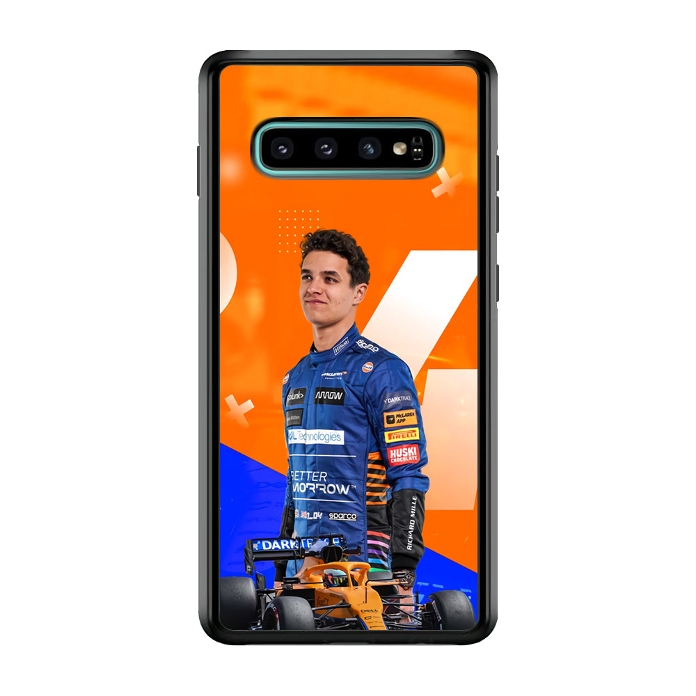 Lando Norris Formula1 Samsung Galaxy S10 Plus Case