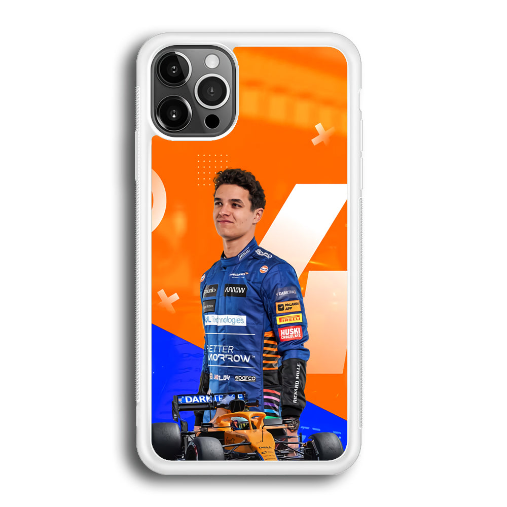 Lando Norris Formula1 iPhone 12 Pro Case