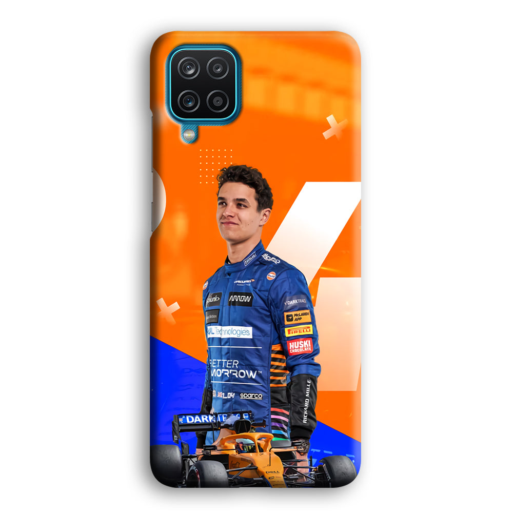 Lando Norris Formula1 Samsung Galaxy A12 Case