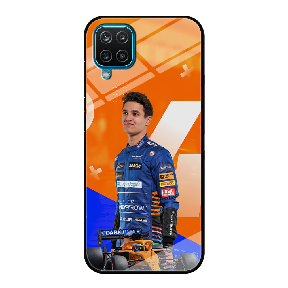 Lando Norris Formula1 Samsung Galaxy A12 Case