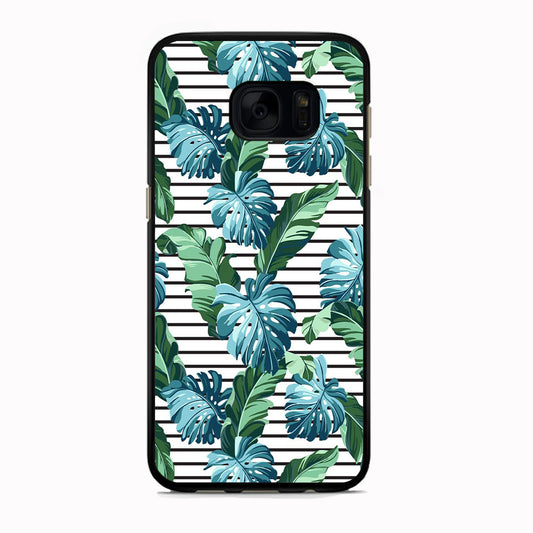Leaf Stripe Samsung Galaxy S7 Edge Case