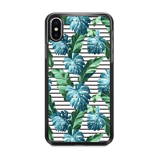Leaf Stripe iPhone X Case