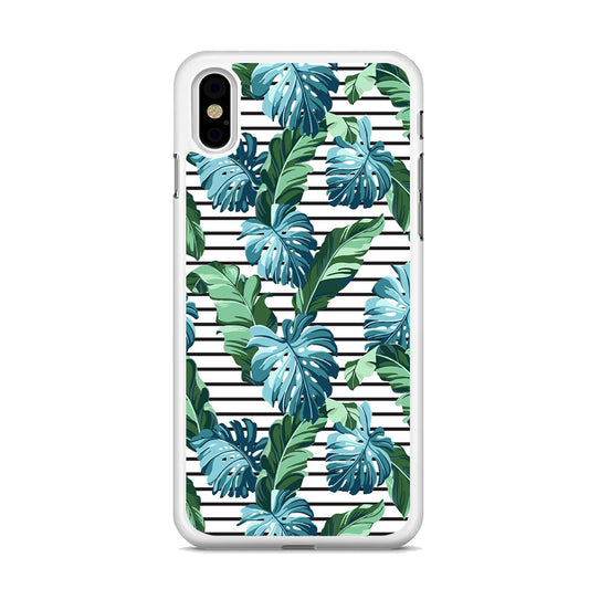 Leaf Stripe iPhone XS Case