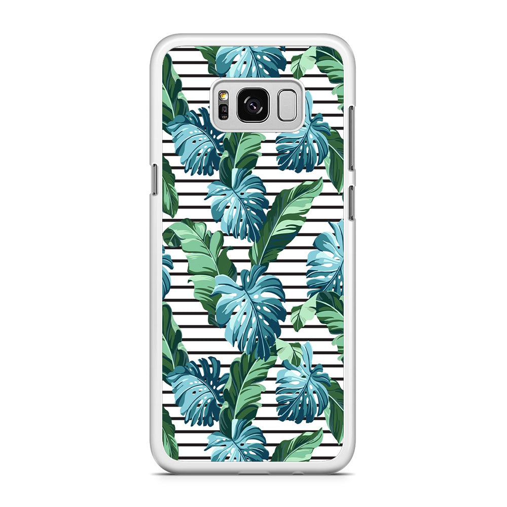 Leaf Stripe Samsung Galaxy S8 Case