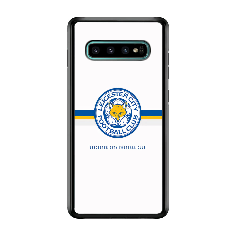 Leicester City Stripe Emblem Samsung Galaxy S10 Plus Case