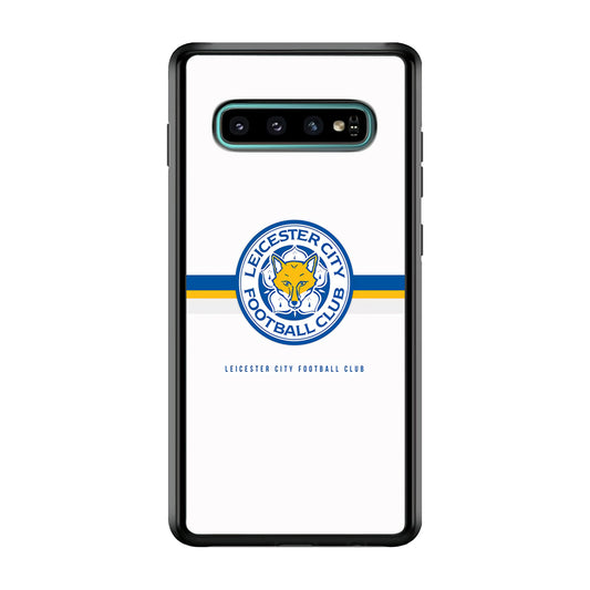 Leicester City Stripe Emblem Samsung Galaxy S10 Plus Case