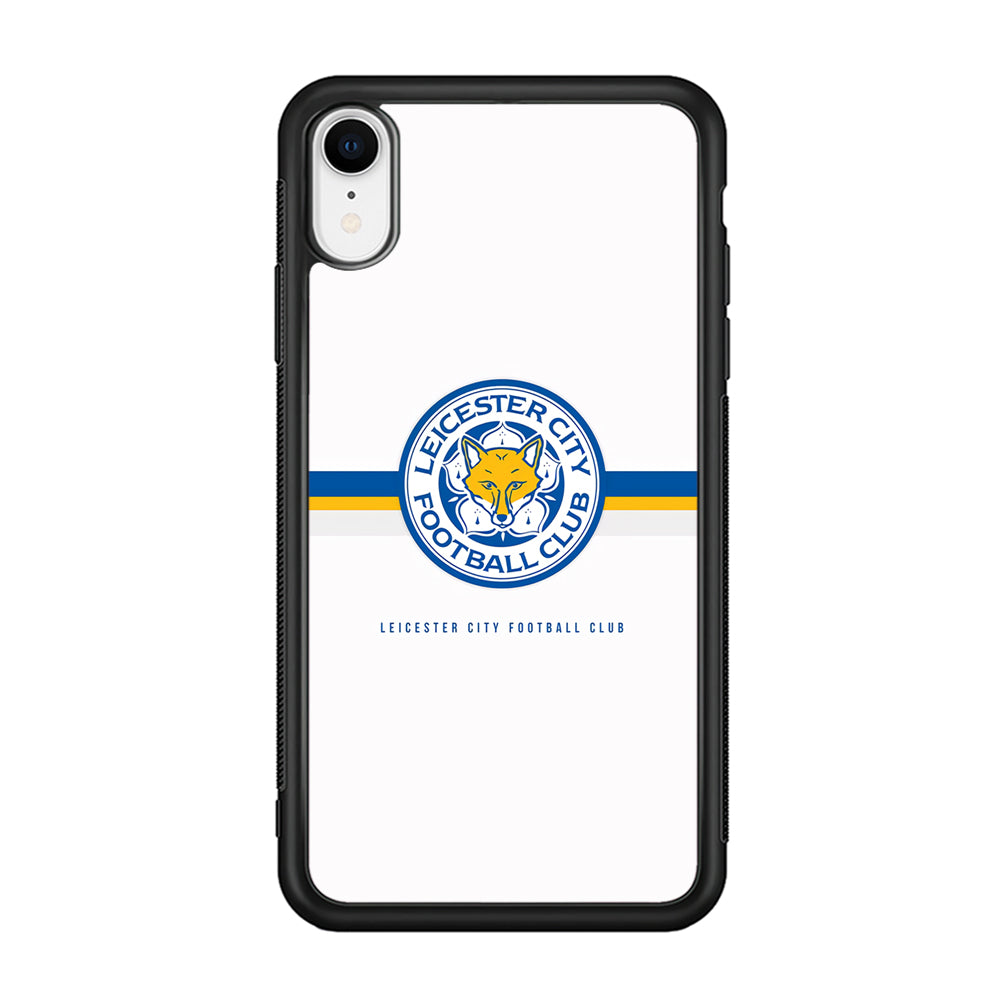 Leicester City Stripe Emblem iPhone XR Case