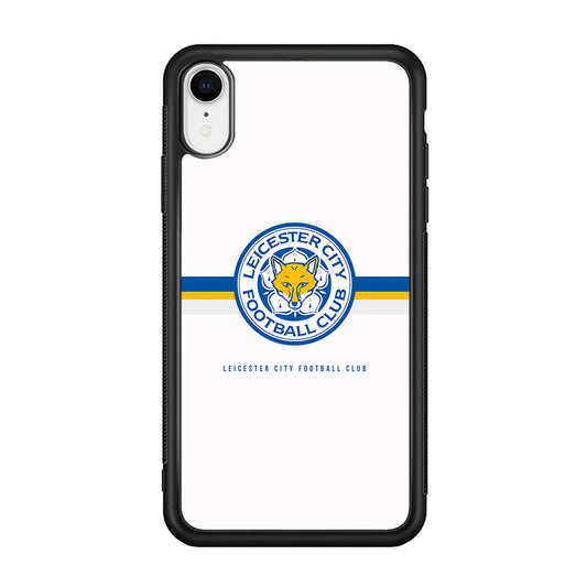 Leicester City Stripe Emblem iPhone XR Case