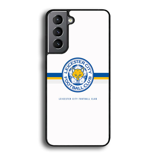 Leicester City Stripe Emblem Samsung Galaxy S21 Plus Case - Carneyforia