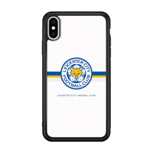 Leicester City Stripe Emblem iPhone X Case