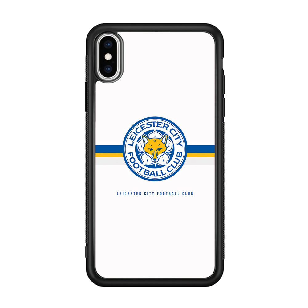 Leicester City Stripe Emblem iPhone XS MAX Case