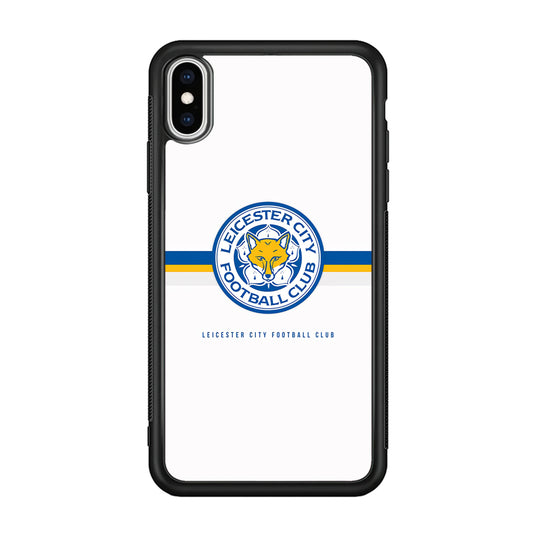 Leicester City Stripe Emblem iPhone XS MAX Case