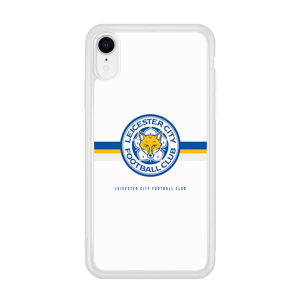 Leicester City Stripe Emblem iPhone XR Case