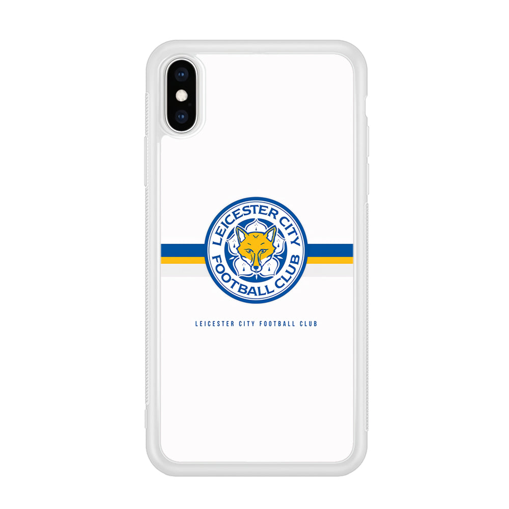 Leicester City Stripe Emblem iPhone X Case