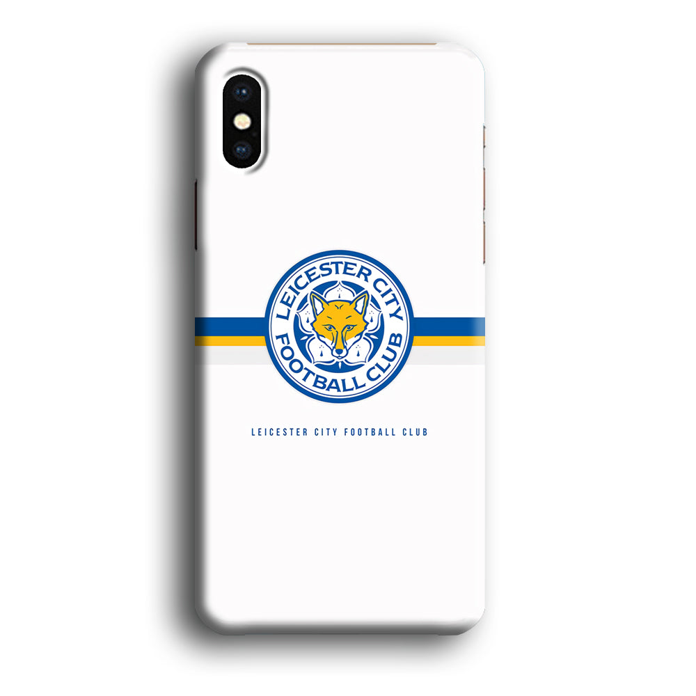 Leicester City Stripe Emblem iPhone X Case