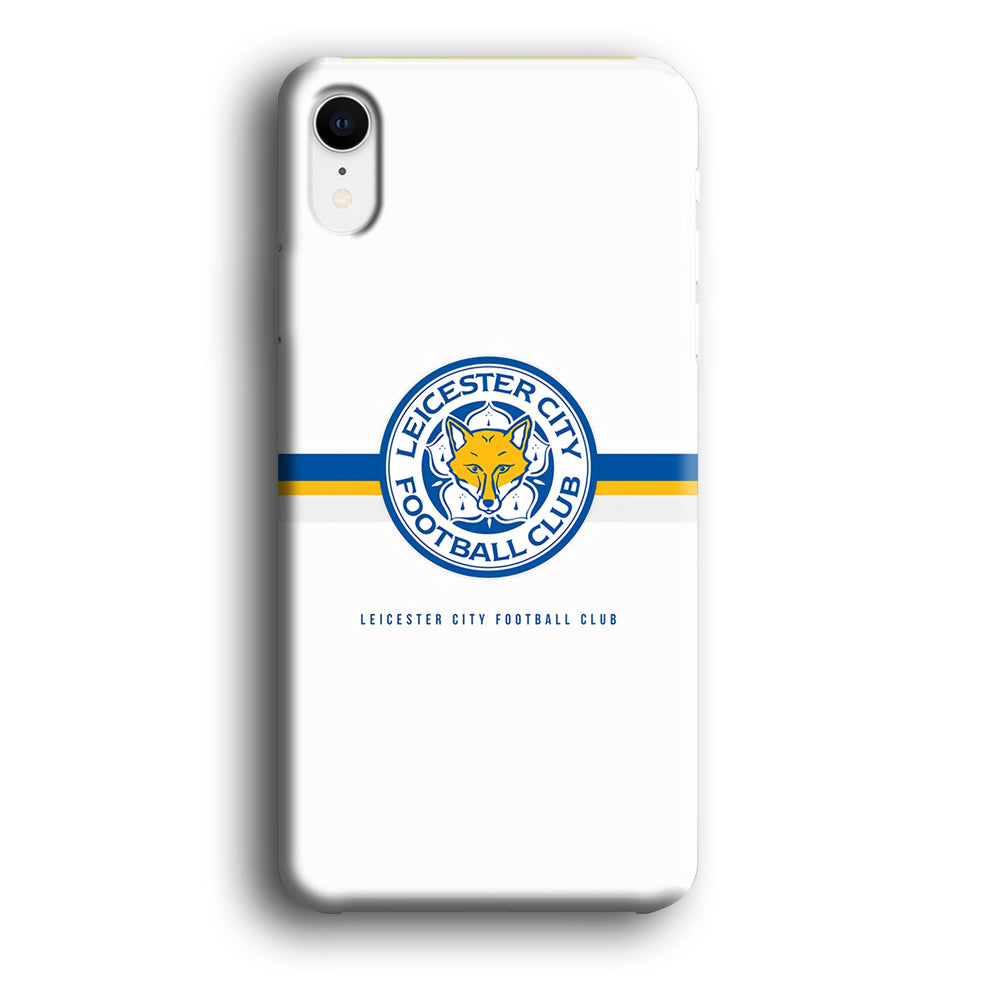 Leicester City Stripe Emblem iPhone XR Case