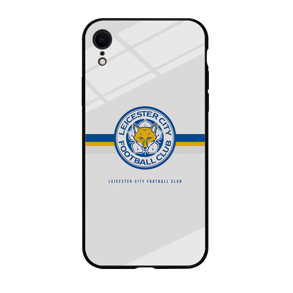 Leicester City Stripe Emblem iPhone XR Case