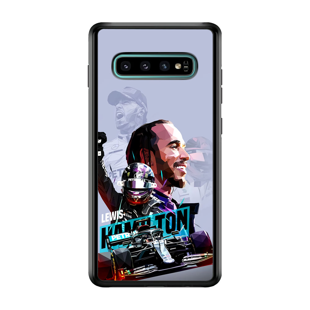 Lewis Hamilton Formula 1 Samsung Galaxy S10 Plus Case