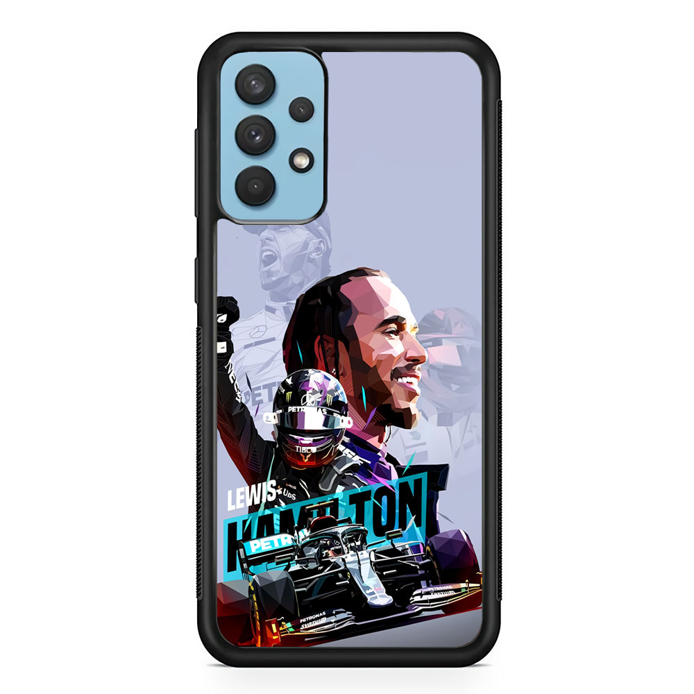 Lewis Hamilton Formula 1 Samsung Galaxy A32 Case