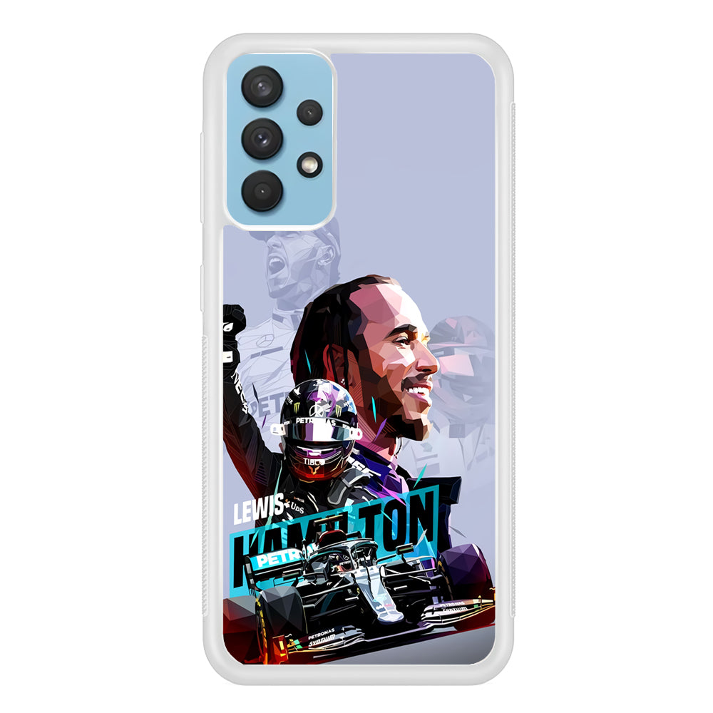 Lewis Hamilton Formula 1 Samsung Galaxy A32 Case