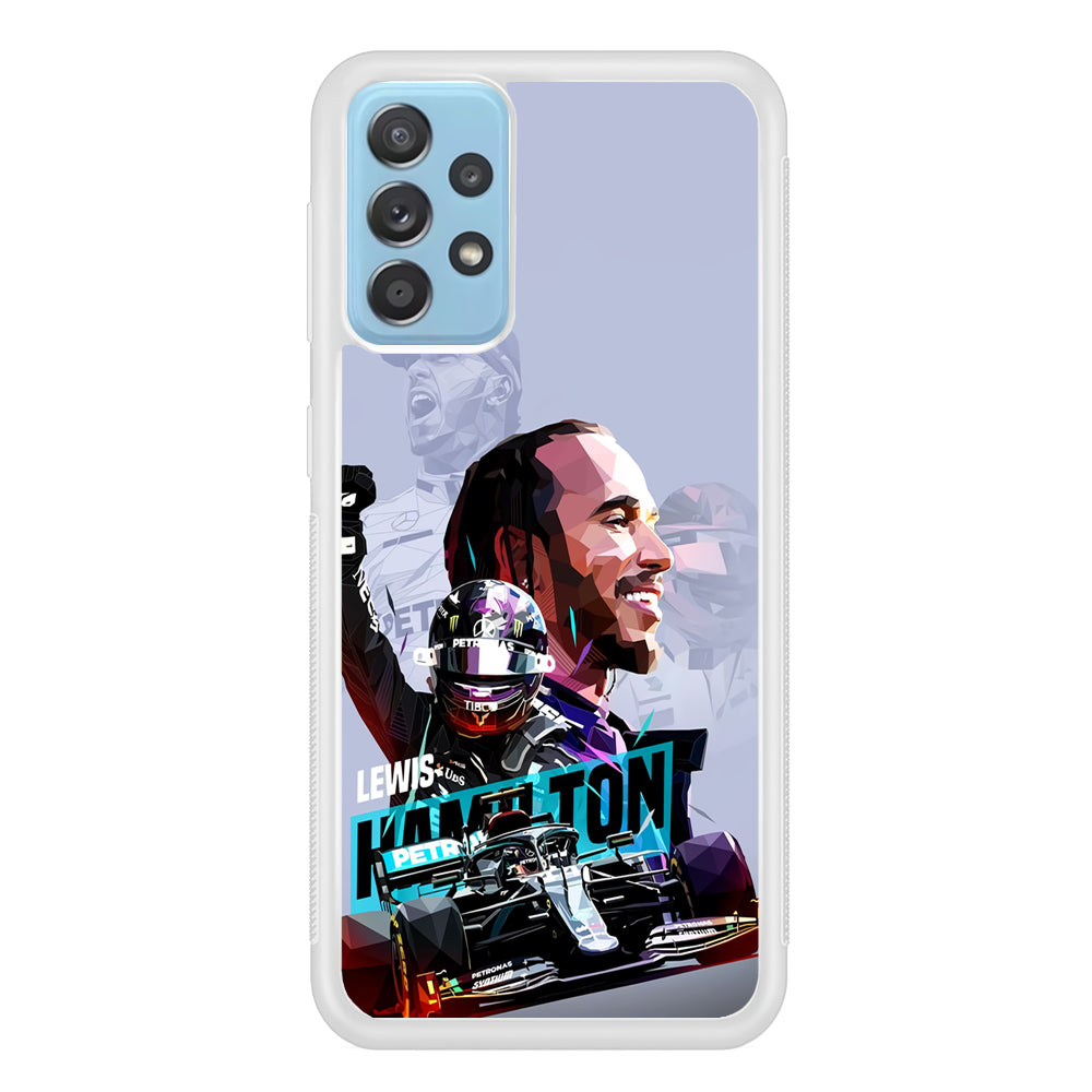 Lewis Hamilton Formula 1 Samsung Galaxy A52 Case