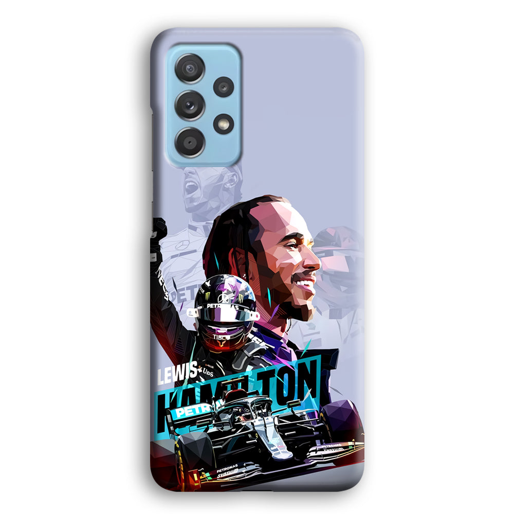 Lewis Hamilton Formula 1 Samsung Galaxy A52 Case