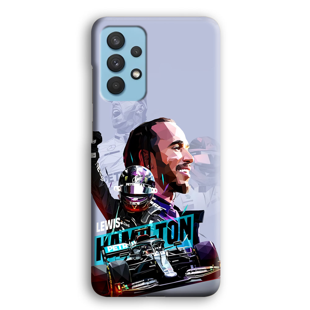 Lewis Hamilton Formula 1 Samsung Galaxy A32 Case