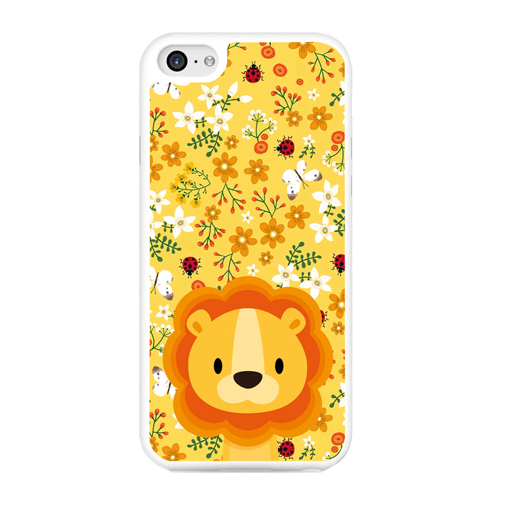 Lion Kid on Flower Garden iPhone 6 Plus | 6s Plus Case