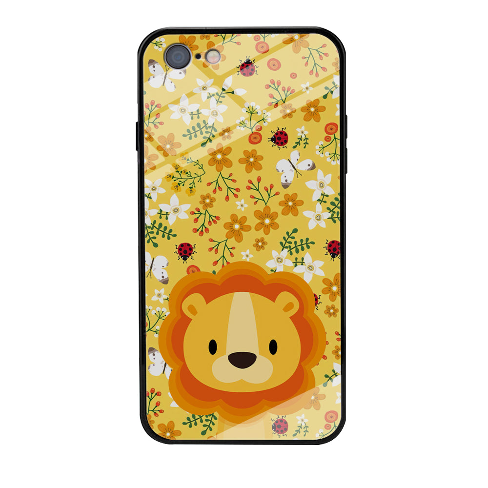 Lion Kid on Flower Garden iPhone 6 Plus | 6s Plus Case