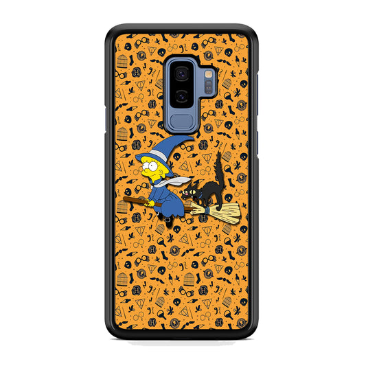 Lisa Simpson and Witch Costume Samsung Galaxy S9 Plus Case