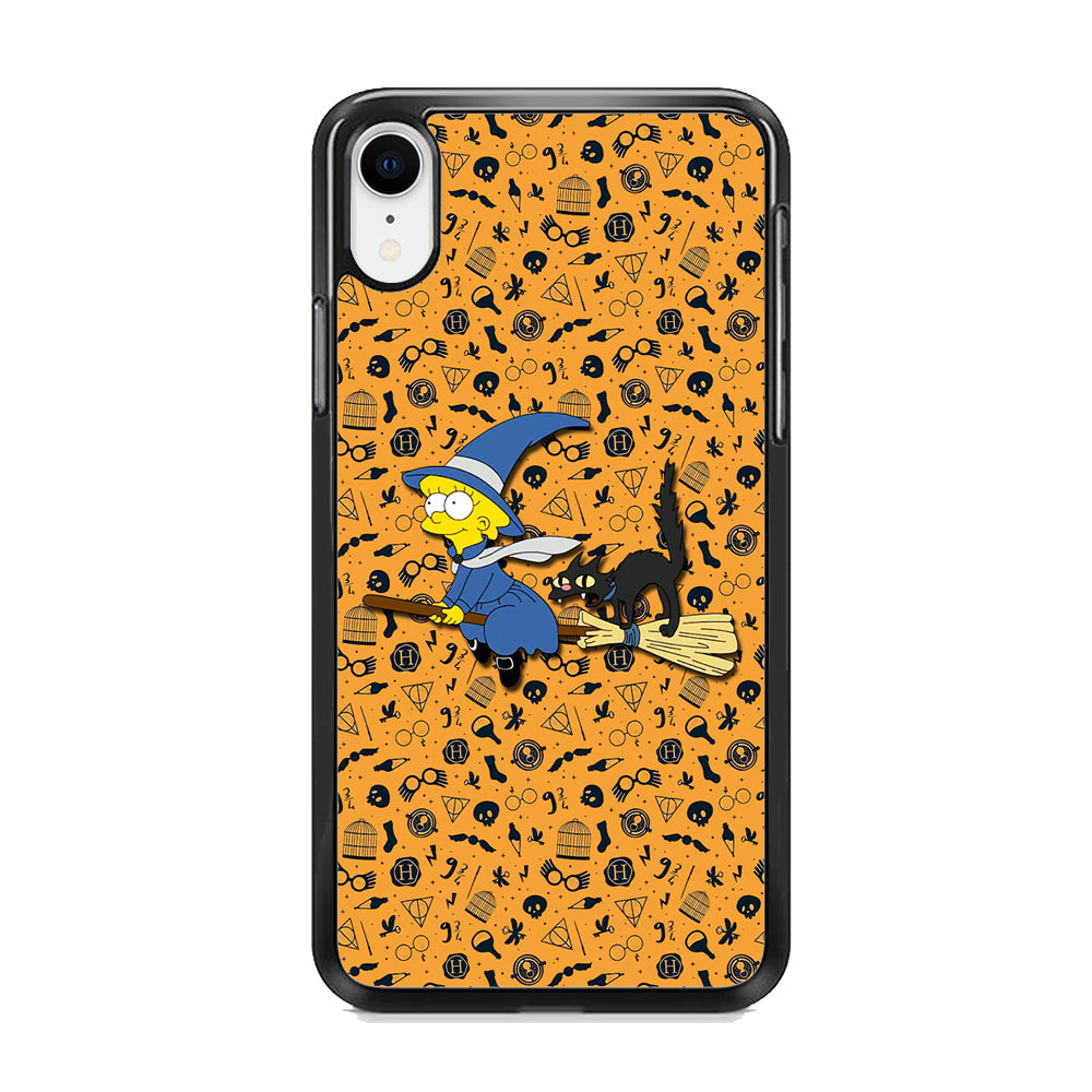 Lisa Simpson and Witch Costume iPhone XR Case