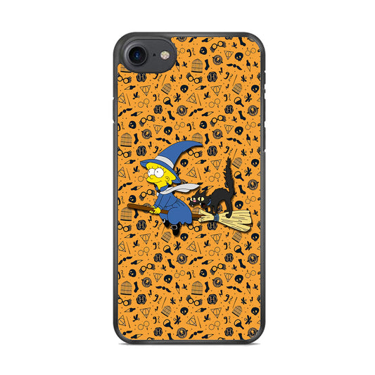 Lisa Simpson and Witch Costume iPhone 8 Case