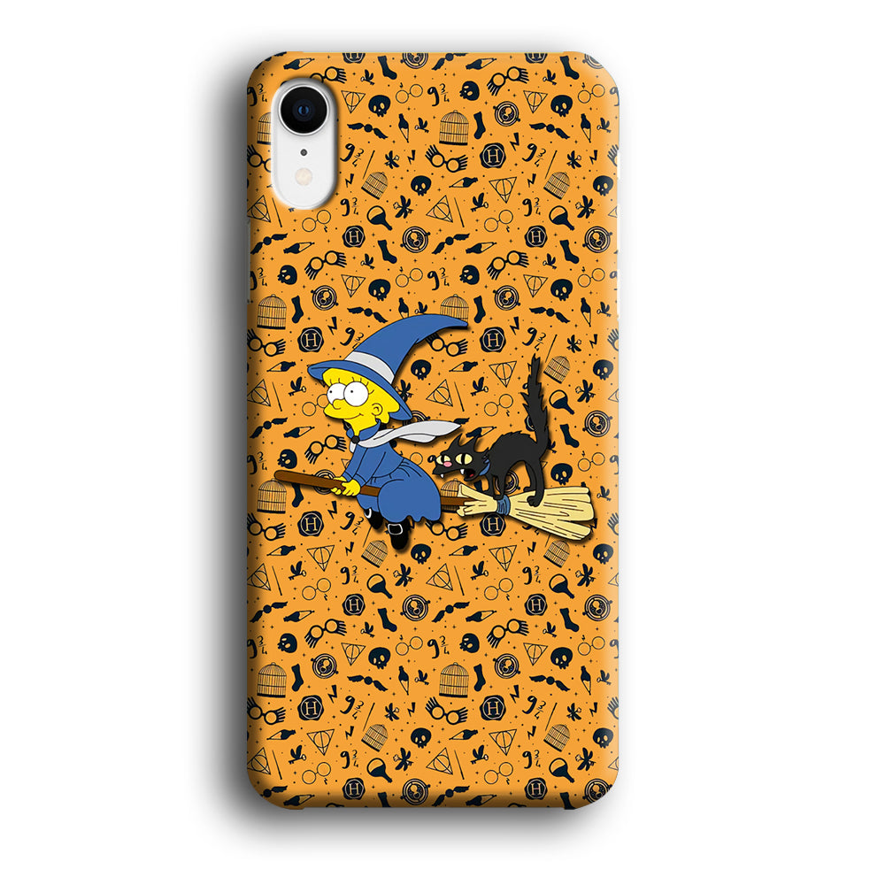 Lisa Simpson and Witch Costume iPhone XR Case