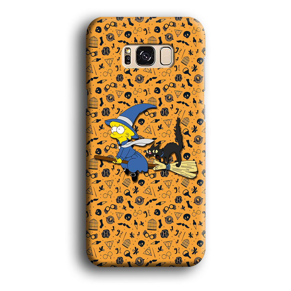 Lisa Simpson and Witch Costume Samsung Galaxy S8 Case