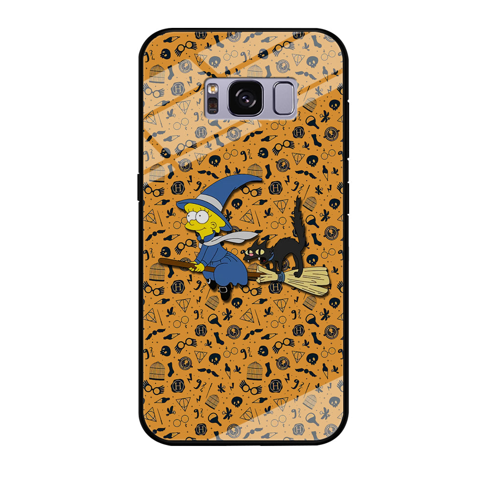 Lisa Simpson and Witch Costume Samsung Galaxy S8 Case