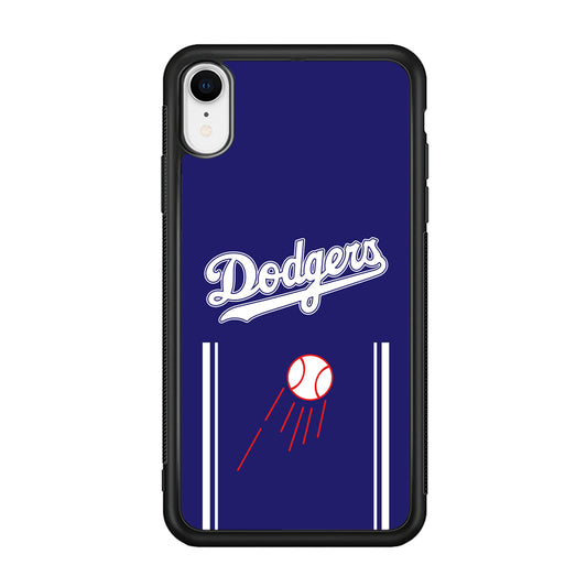 Los Angeles Dodgers Deep Blue Jersey iPhone XR Case