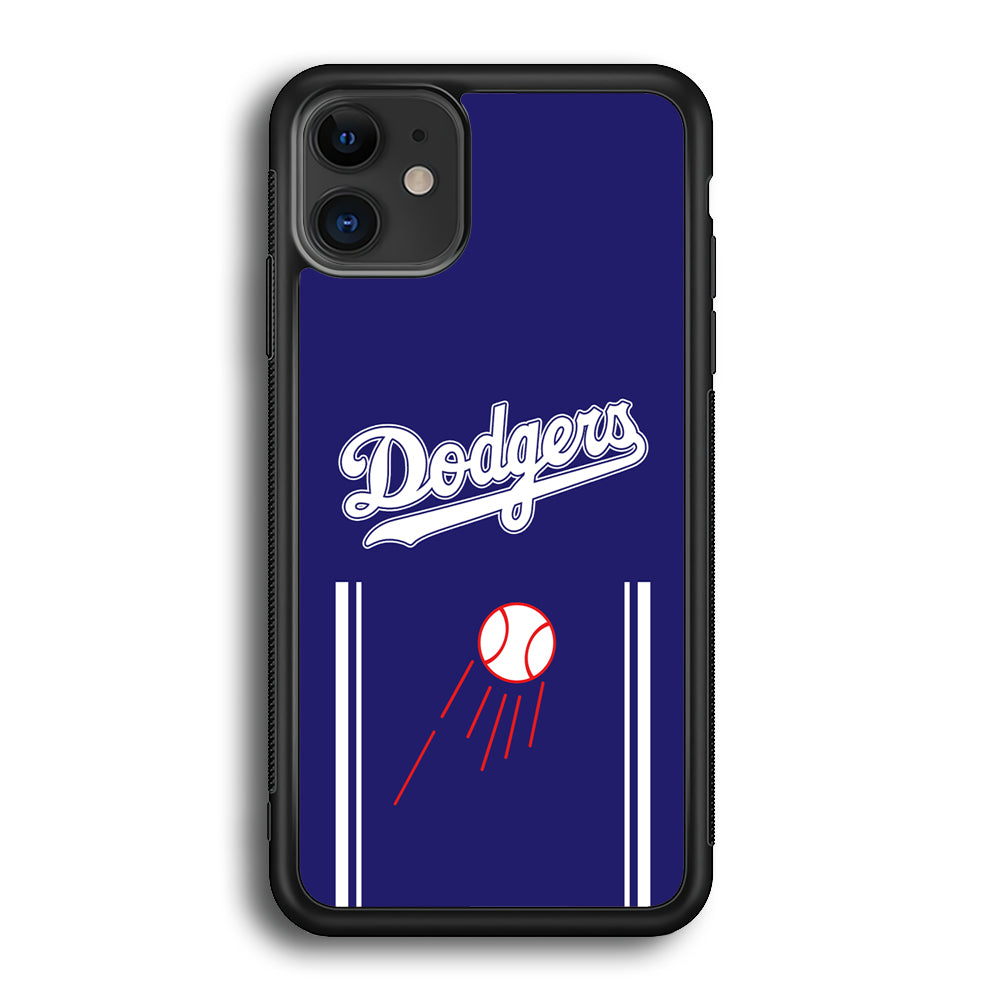 Los Angeles Dodgers Deep Blue Jersey iPhone 12 Case