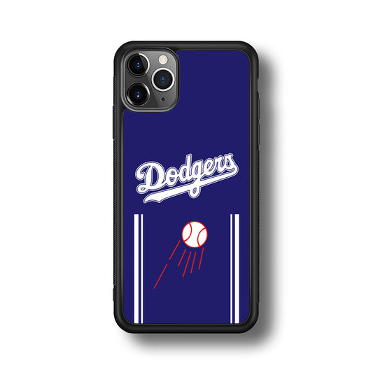 Los Angeles Dodgers Deep Blue Jersey iPhone 11 Pro Case