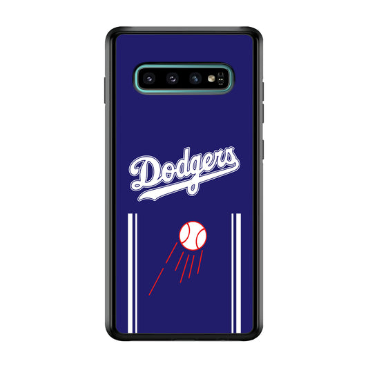 Los Angeles Dodgers Deep Blue Jersey Samsung Galaxy S10 Plus Case