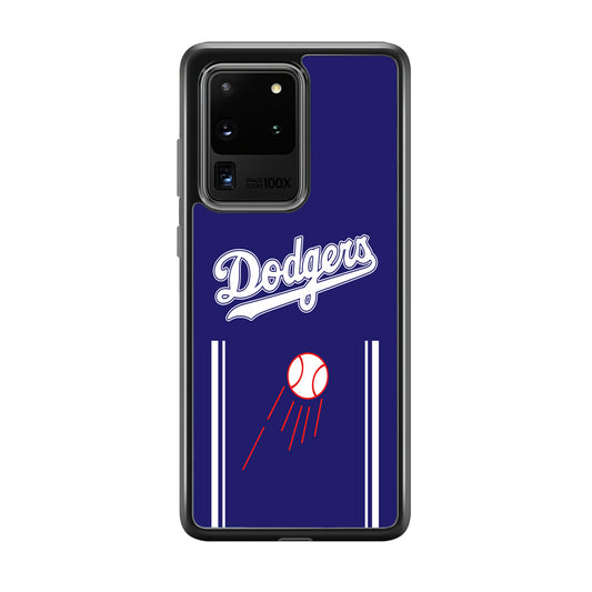 Los Angeles Dodgers Deep Blue Jersey Samsung Galaxy S20 Ultra Case