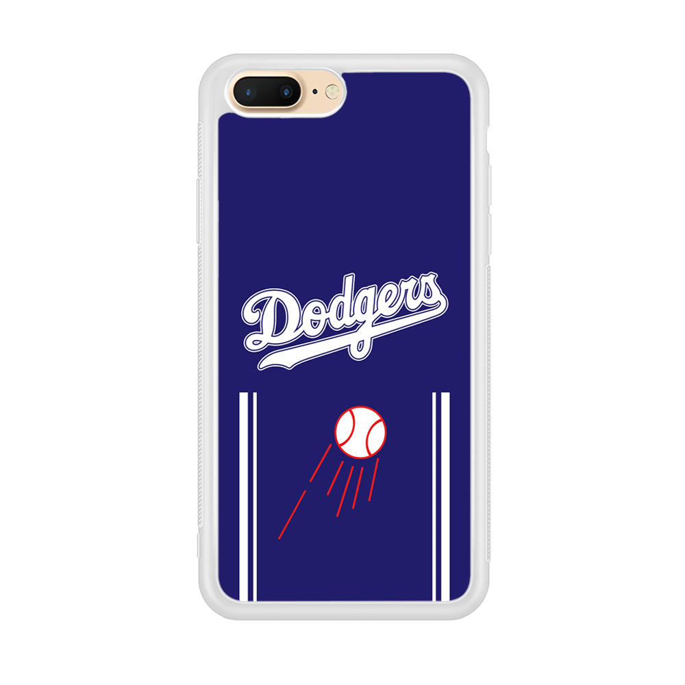 Los Angeles Dodgers Deep Blue Jersey iPhone 8 Plus Case