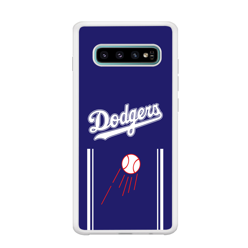 Los Angeles Dodgers Deep Blue Jersey Samsung Galaxy S10 Case