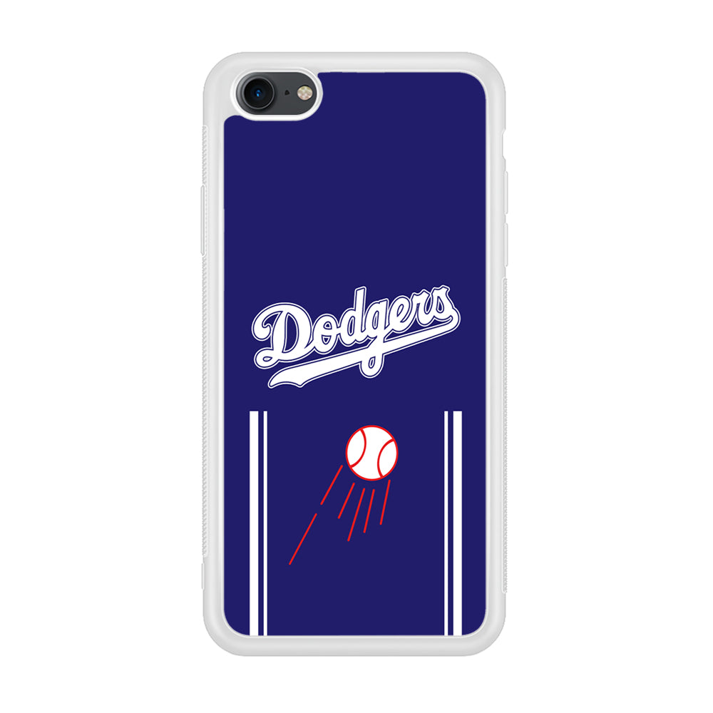 Los Angeles Dodgers Deep Blue Jersey iPhone 8 Case