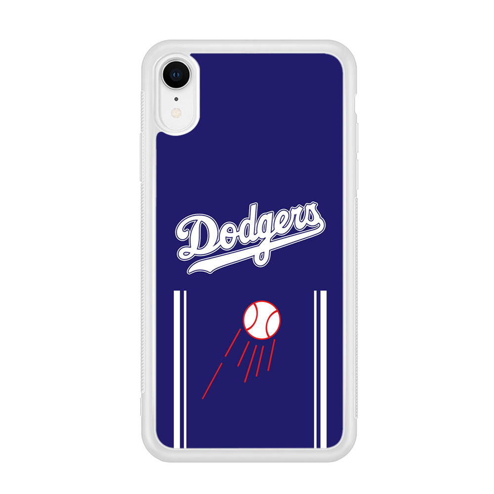 Los Angeles Dodgers Deep Blue Jersey iPhone XR Case